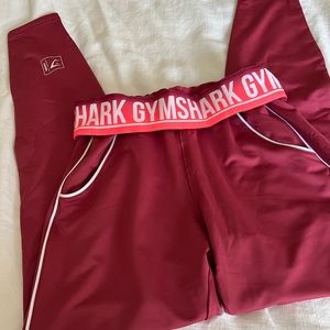 Gymshark red/cherry color pants
